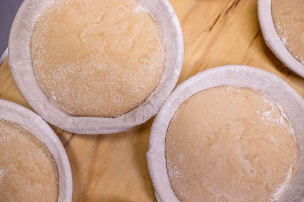 Bellbird Sourdough Baking class dough in baskets