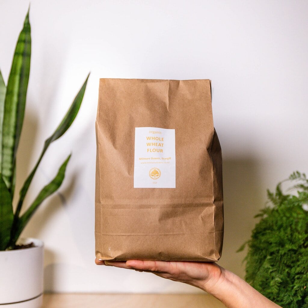 Wholewheat flour Milmore Downs sold at Bellbird Bakery