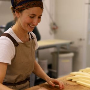 Sarah making croissants