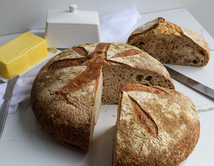 Miche and baker's loaf