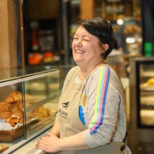 Timea laughing Riverside Market Bellbird Bakery