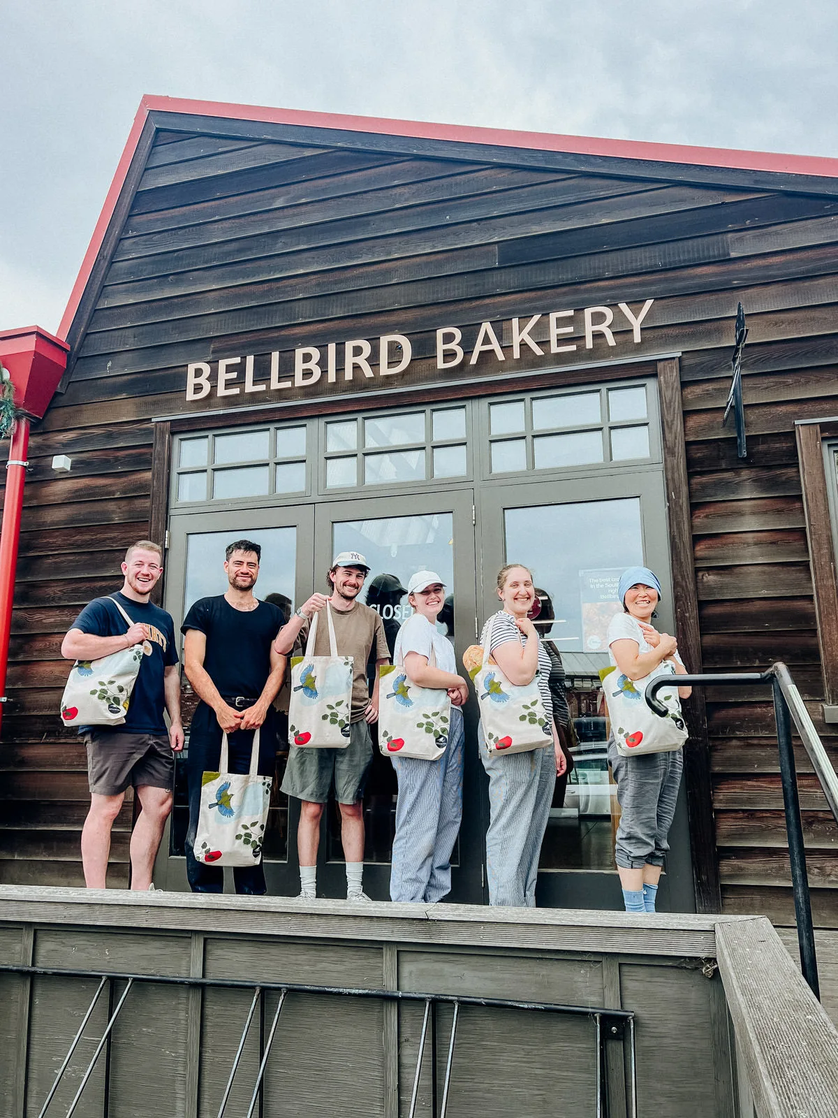 Bellbird Team with Bellbird Tote Bag