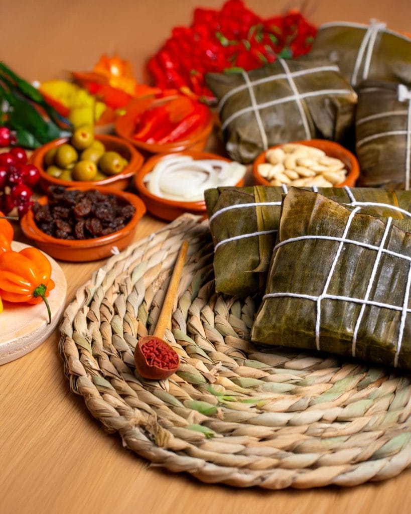 Tamales and spices