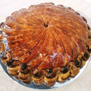 Galette des rois whole after baking Bellbird Bakery